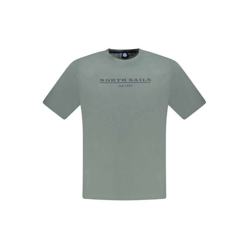 NORTH SAILS T-SHIRT MANICHE CORTE UOMO VERDE