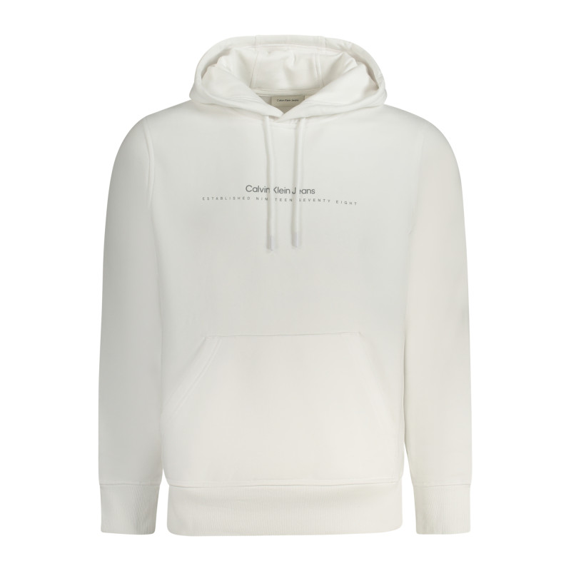 CALVIN KLEIN MEN&39S ZIP-UP SWEATSHIRT WHITE