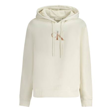 CALVIN KLEIN SWEATSHIRT OHNE REISSVERSCHLUSS DAMEN WEISS