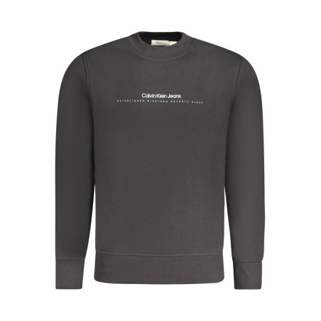 CALVIN KLEIN HERREN SWEATSHIRT SCHWARZ MIT REISSVERSCHLUSS