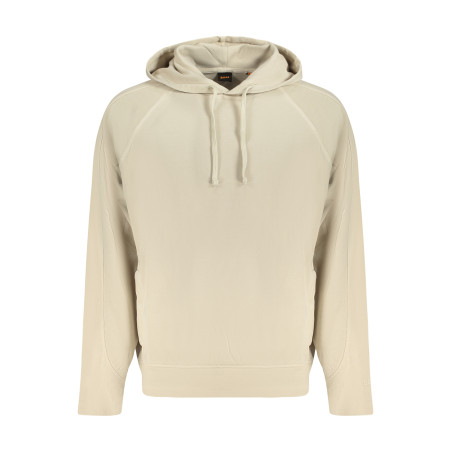 HUGO BOSS SWEATSHIRT OHNE REISSVERSCHLUSS HERREN BEIGE