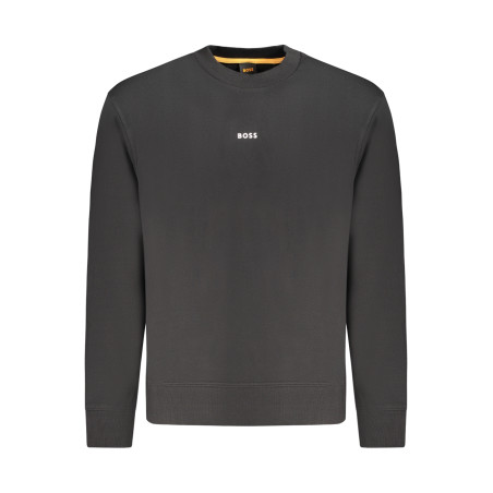 HUGO BOSS MEN&39S BLACK ZIP-UP SWEATSHIRT