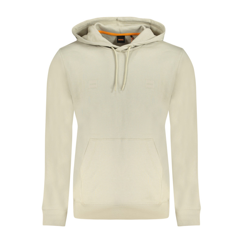 HUGO BOSS SWEATSHIRT WITHOUT ZIP MEN BEIGE