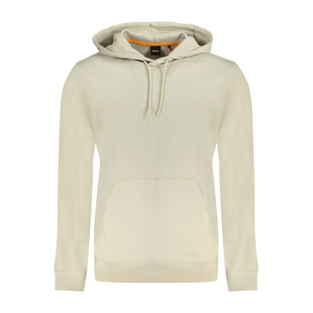 HUGO BOSS SWEATSHIRT WITHOUT ZIP MEN BEIGE