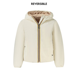 K-WAY JACKE MÄDCHEN WEISS