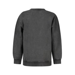 GUESS JEANS FELPA SENZA ZIP BAMBINO NERO