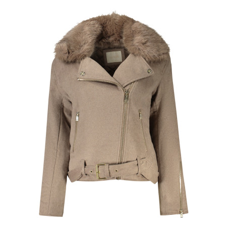 GUESS JEANS WOMEN&39S SPORTS JACKET BEIGE