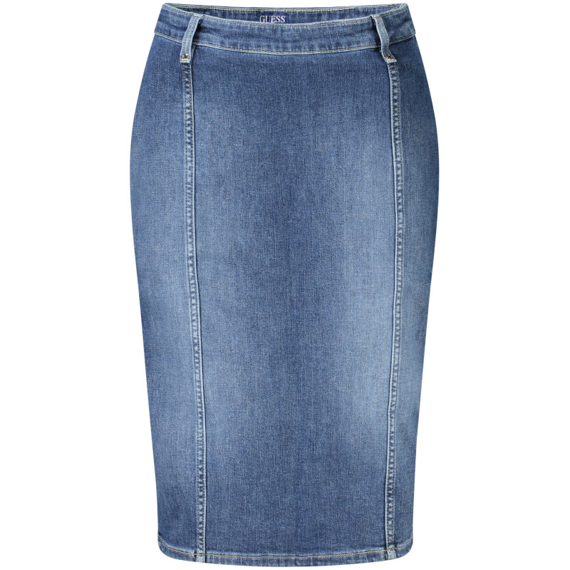 GUESS JEANS LONGUETTE ROCK DAMEN BLAU