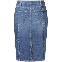 GUESS JEANS LONGUETTE ROCK DAMEN BLAU
