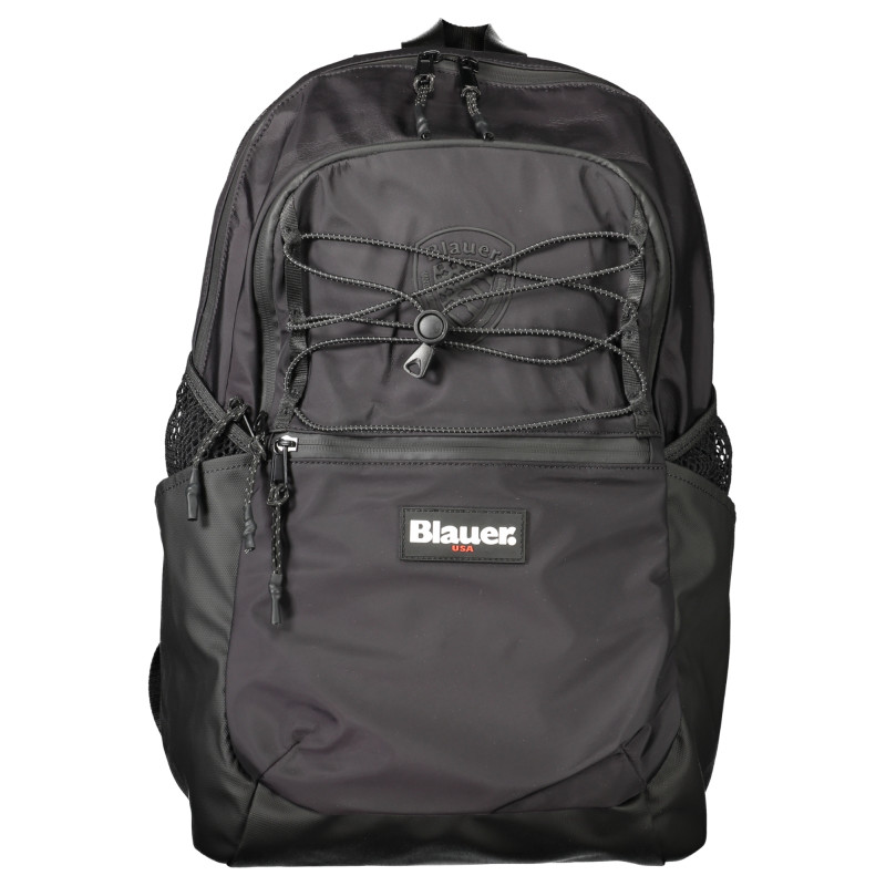 BLAUER MEN&39S BLACK BACKPACK