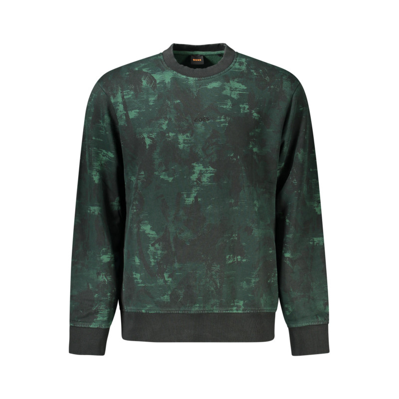 HUGO BOSS SWEATSHIRT OHNE REISSVERSCHLUSS HERREN GRÜN