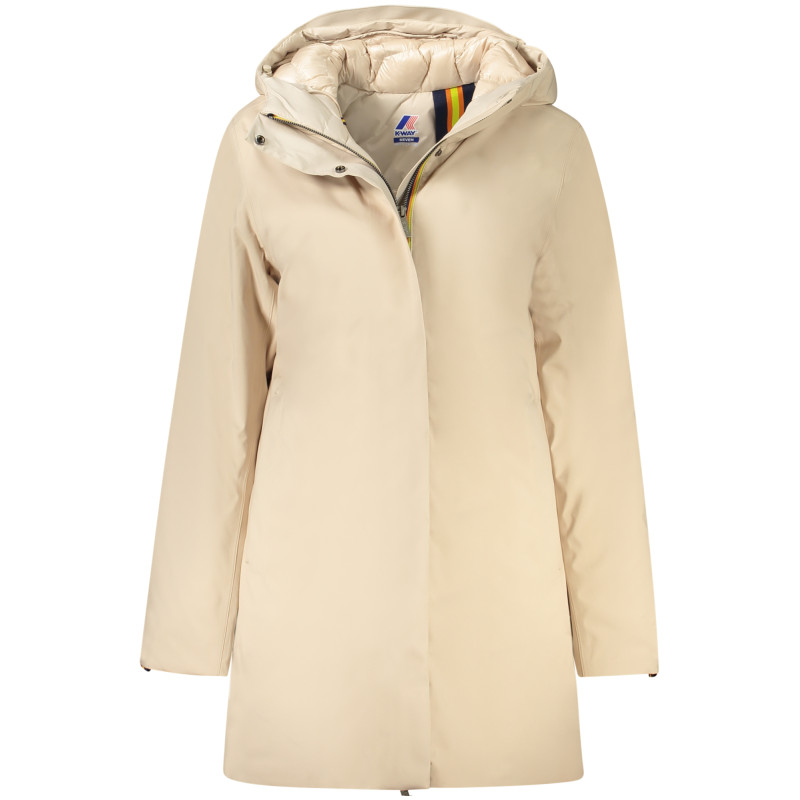 K-WAY TRENCH WOMEN BEIGE