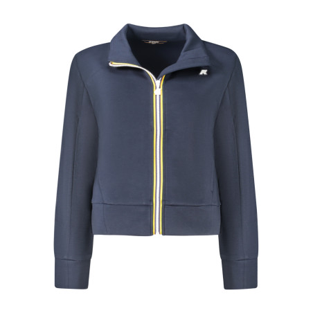 K-WAY SWEATSHIRT WITH ZIP WOMEN BLUE