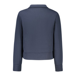 K-WAY FELPA CON ZIP DONNA BLU