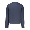 K-WAY FELPA CON ZIP DONNA BLU