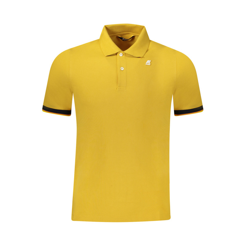 K-WAY POLO SHORT SLEEVE MEN YELLOW