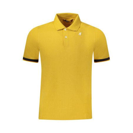 K-WAY POLO SHORT SLEEVE MEN YELLOW