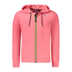 K-WAY FELPA CON ZIP UOMO ROSA