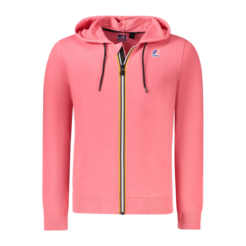 K-WAY HERREN SWEATSHIRT MIT ZIP ROSA