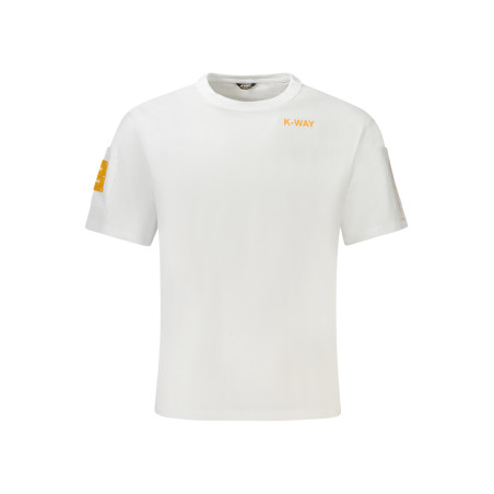 K-WAY KURZARM T-SHIRT HERREN WEISS