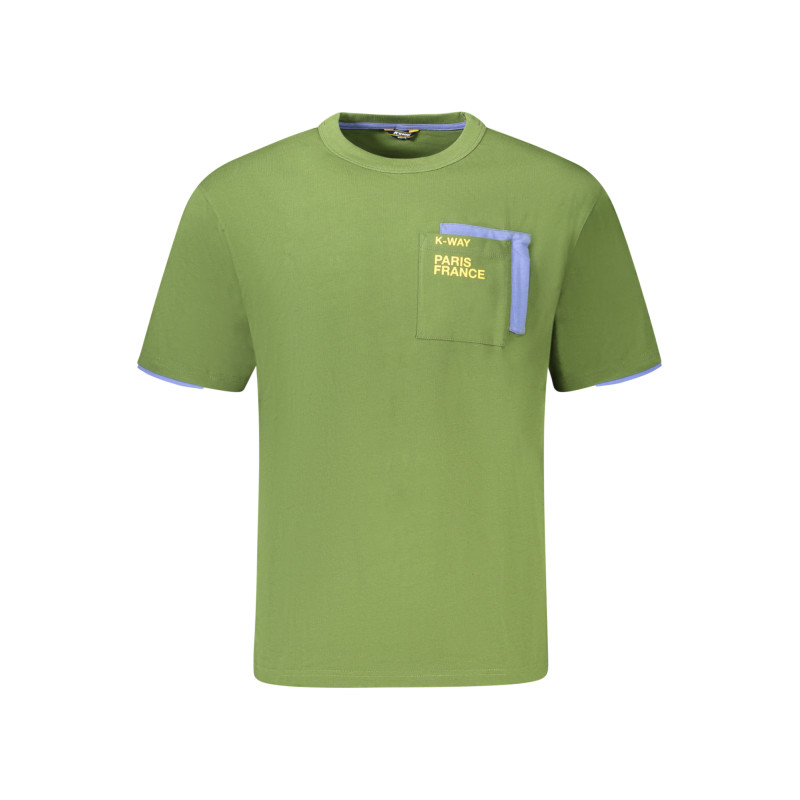 K-WAY KURZARM-T-SHIRT HERREN GRÜN