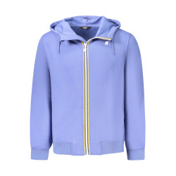 K-WAY FELPA CON ZIP UOMO BLU