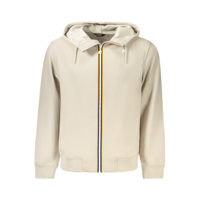 K-WAY HERREN SWEATSHIRT MIT ZIP BEIGE
