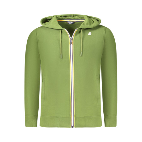 K-WAY SWEATSHIRT MIT ZIP-UP-MUSTER FÜR HERREN GRÜN