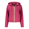 K-WAY WOMEN&39S PURPLE ZIP-UP SWEATSHIRT