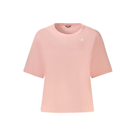 K-WAY T-SHIRT MANICHE CORTE DONNA ROSA