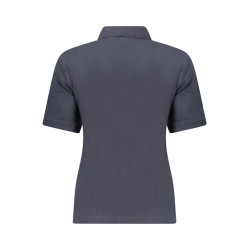 K-WAY POLO MANICHE CORTE DONNA BLU