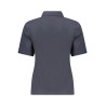K-WAY POLO MANICHE CORTE DONNA BLU