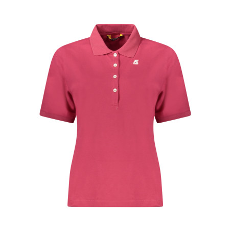 K-WAY POLO KURZARM DAMEN ROSA