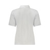 K-WAY POLO MANICHE CORTE DONNA BIANCO