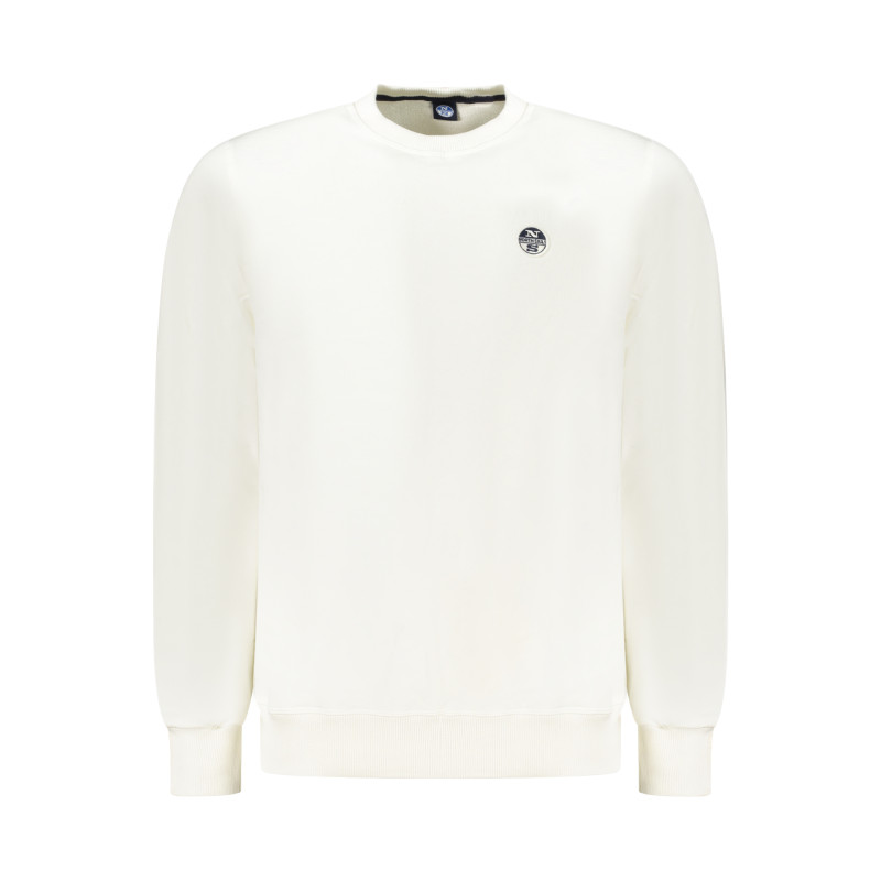 NORTH SAILS HERREN SWEATSHIRT MIT ZIP WEISS