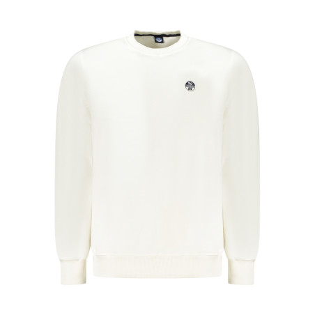 NORTH SAILS HERREN SWEATSHIRT MIT ZIP WEISS