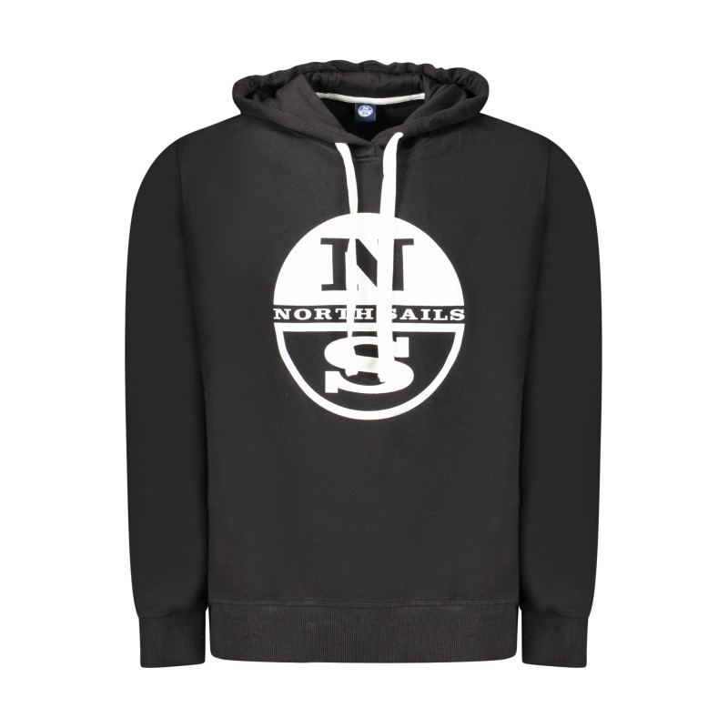 NORTH SAILS MEN&39S BLACK ZIP-UP SWEATSHIRT