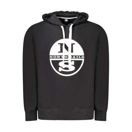 NORTH SAILS MEN&39S BLACK ZIP-UP SWEATSHIRT
