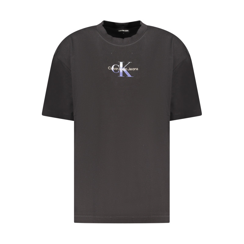 CALVIN KLEIN T-SHIRT MANICHE CORTE DONNA NERO