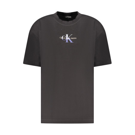 CALVIN KLEIN T-SHIRT MANICHE CORTE DONNA NERO