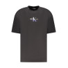 CALVIN KLEIN T-SHIRT MANICHE CORTE DONNA NERO