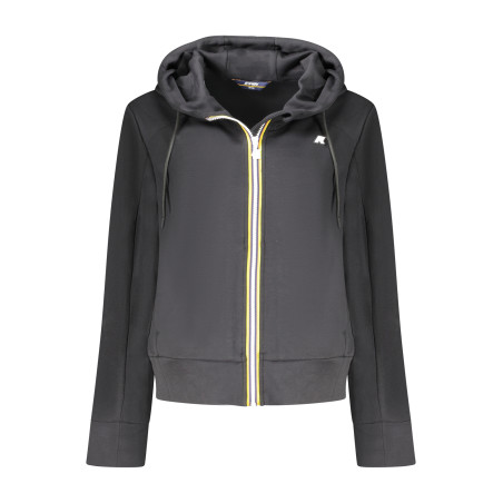 K-WAY WOMEN&39S ZIP-UP SWEATSHIRT BLACK
