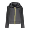 K-WAY FELPA CON ZIP DONNA NERO