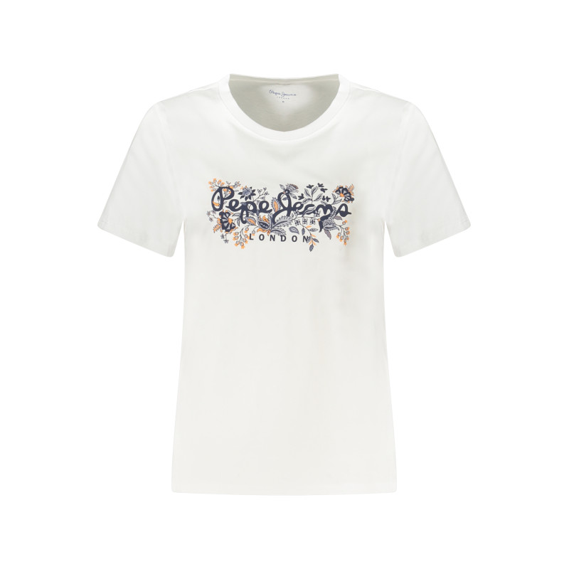 PEPE JEANS KURZARM-T-SHIRT DAMEN WEISS