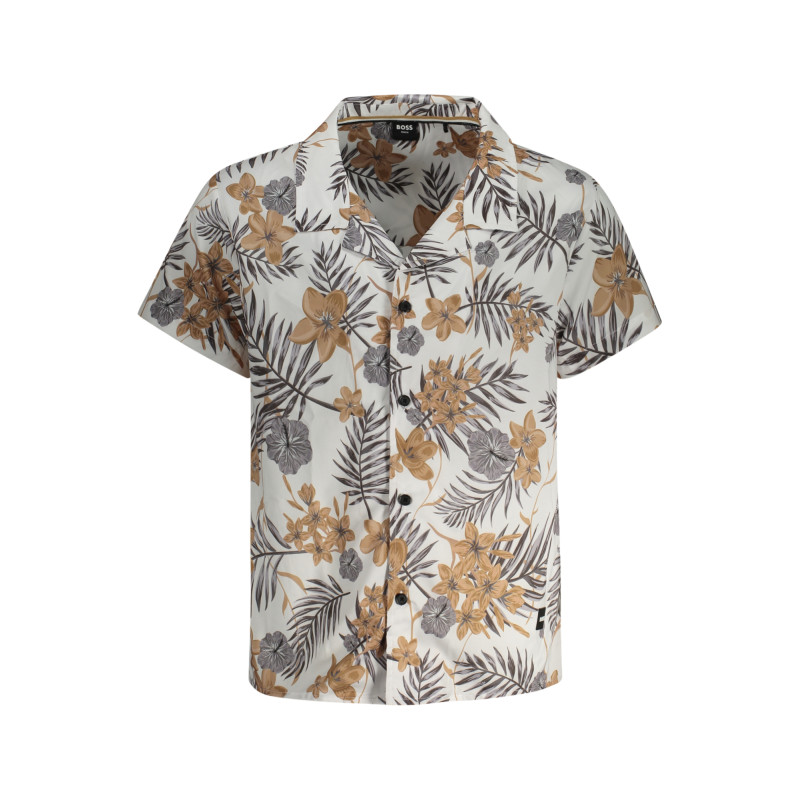 HUGO BOSS KURZARMHEMD HERREN WEISS