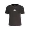 CALVIN KLEIN KURZARM-T-SHIRT DAMEN SCHWARZ