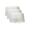BIKKEMBERGS BOXER UOMO BIANCO