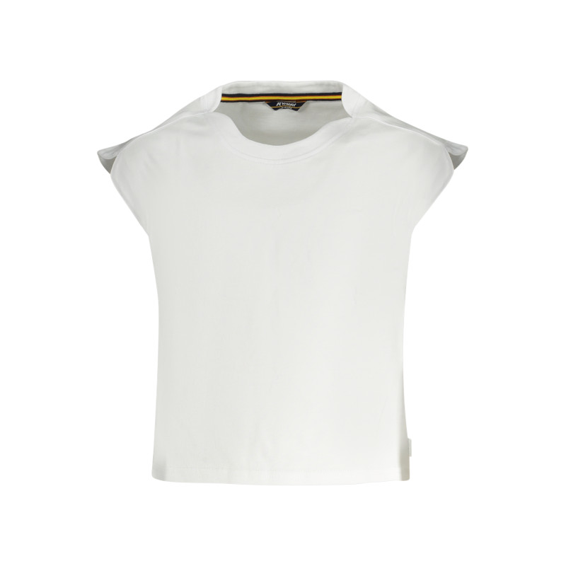 K-WAY T-SHIRT MANICHE CORTE BAMBINA BIANCO