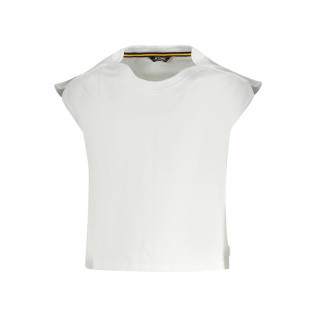 K-WAY T-SHIRT MANICHE CORTE BAMBINA BIANCO