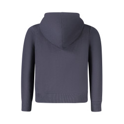 K-WAY FELPA CON ZIP BAMBINO BLU